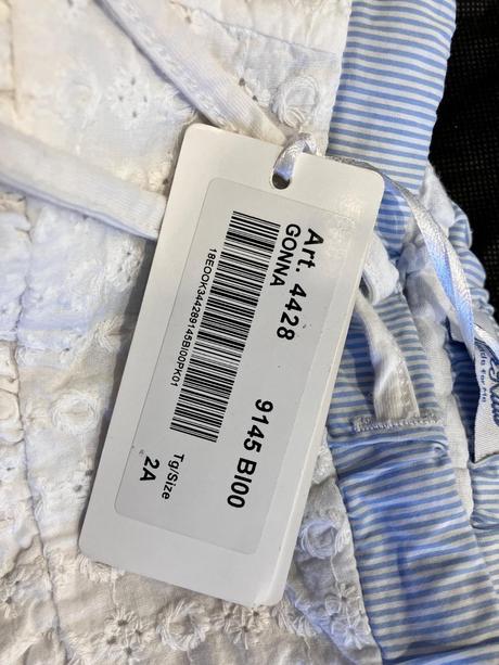 Dievčenská letná sukňa biela overkids (92), 92