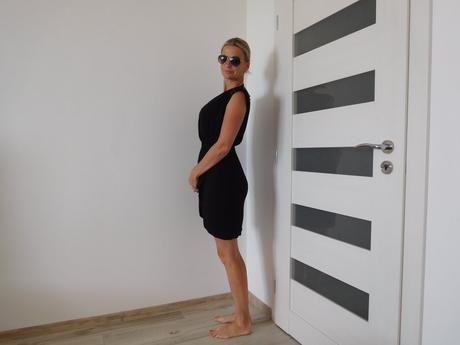 Gina tricot šaty čierne padavé  xs, gina,xs