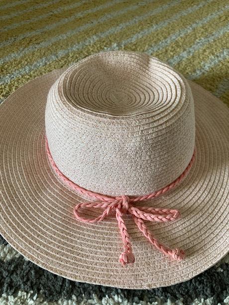 Trblietavý slamený klobúk 122/128, h&m,122