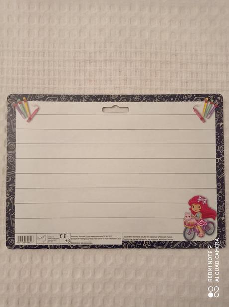 Písacie obojstranná tabuľka pre dievcatko,