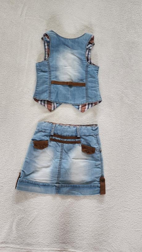 Súprava suknička s vestou, 110