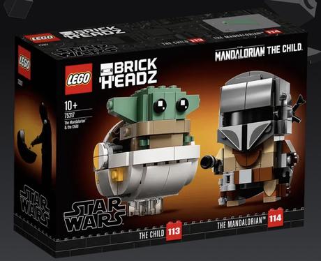 Lego brickheadz 75317 mandalorian a dieťa, 