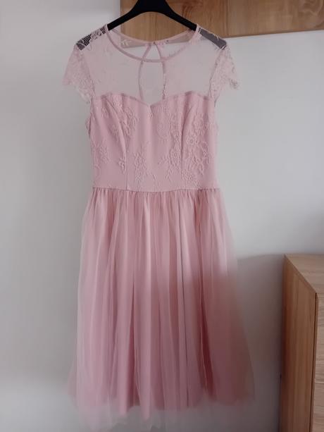 Pudrové šaty, mohito,36