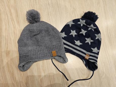 2x ciapka 110/128, h&m,122