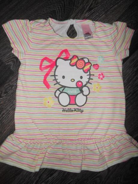Nenosená tunika hello kitty, 80