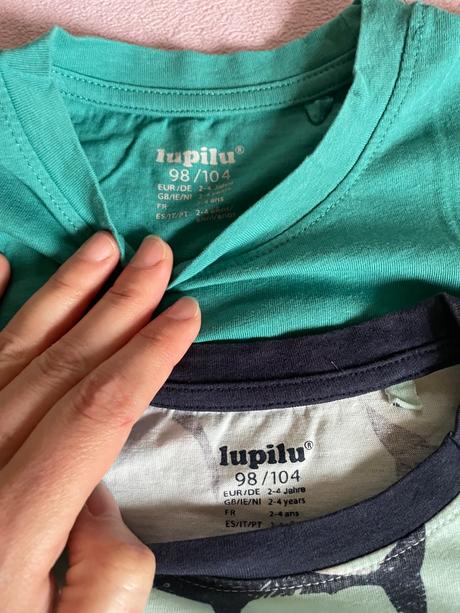 Tričká 4kusy, lupilu,104
