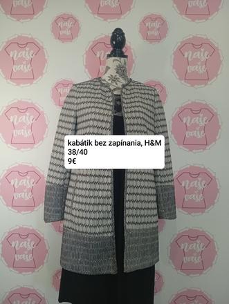 Kabátik bez zapínania 38/40, h&m,38