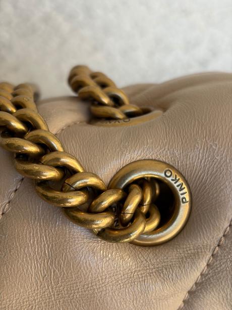 Pinko najvacsia 35x26 love puff bag kabelka bezova, pinko