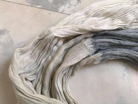 Naturálna bavlnená šatka na krk, l