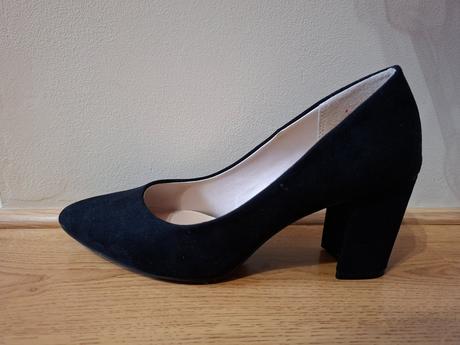 Čierne lodičky (veľkosť 36), h&m,36