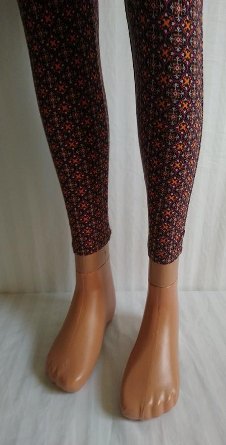 Dámske elastické trištvťáky s farebným vzorom, yes, xs