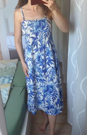 Midi šaty, h&m,s