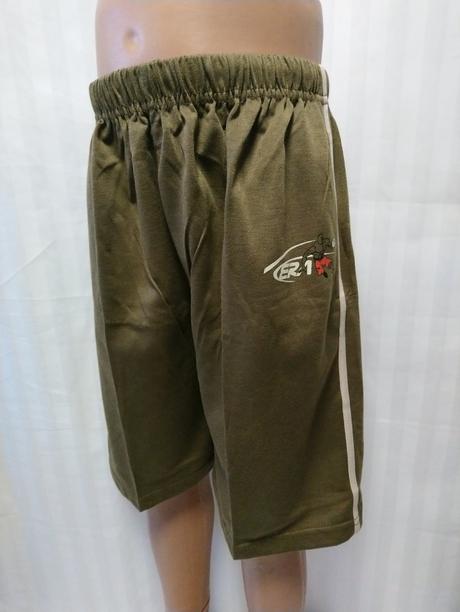 Chlapč. hnedé šortky šport, era fashion, 158, 158