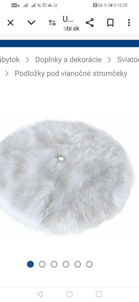 Kožušina pod stromček sukkna, 