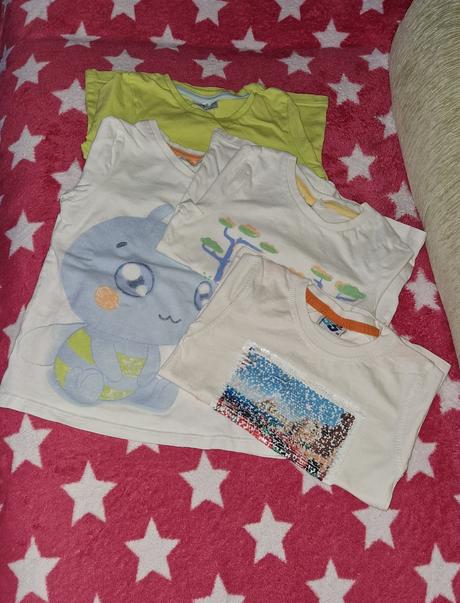 Tričká s krátkym rukávom, v. 98, pepco,98