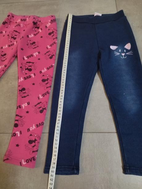 Hrubé zateplené leginy, disney,98