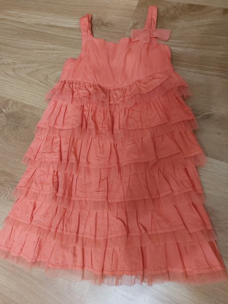 Koralové tutu šatičky, 128