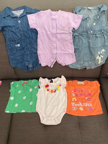 Balík letného dievčenského oblečenia, 50–62