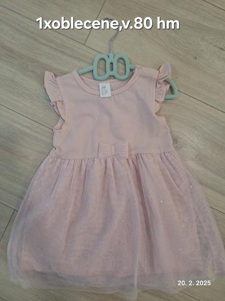 Dievčenské šatyy hm, h&m,80