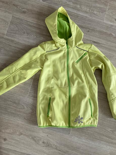 Žltá softvelova mikina, crivit,146