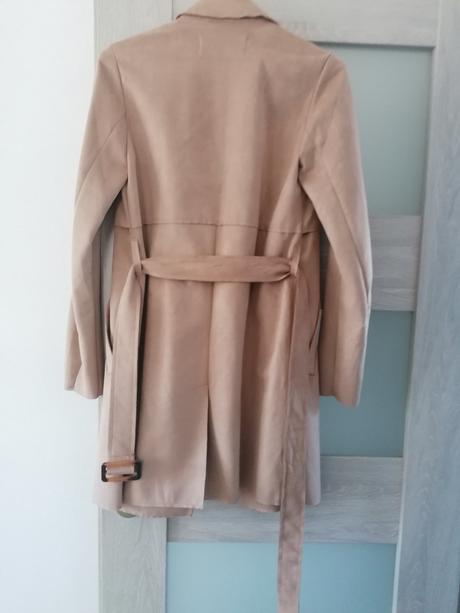 Kabát - imitácia brusenej koze, sinsay,xs