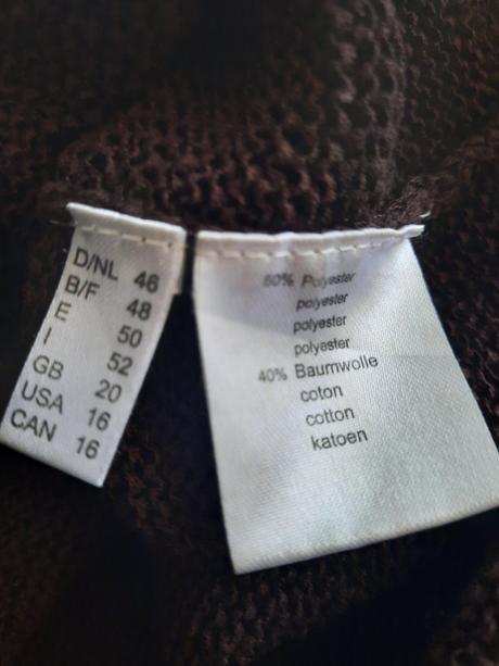 Dámsky sveter/vesta s vačkami, 46