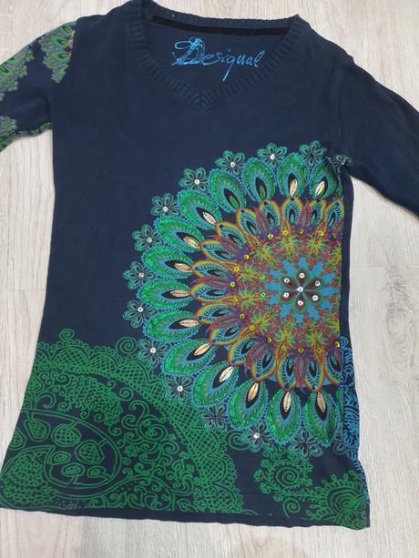 Krásne sveter - tričko kvalitnej značky desigual, desigual,s