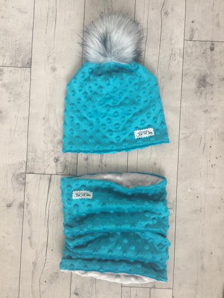 Minky set ciapka a nakrcnik, 56 - 146