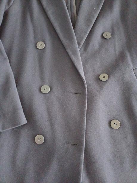 Tmavomodrý kabát ovs   č.l, ovs,l