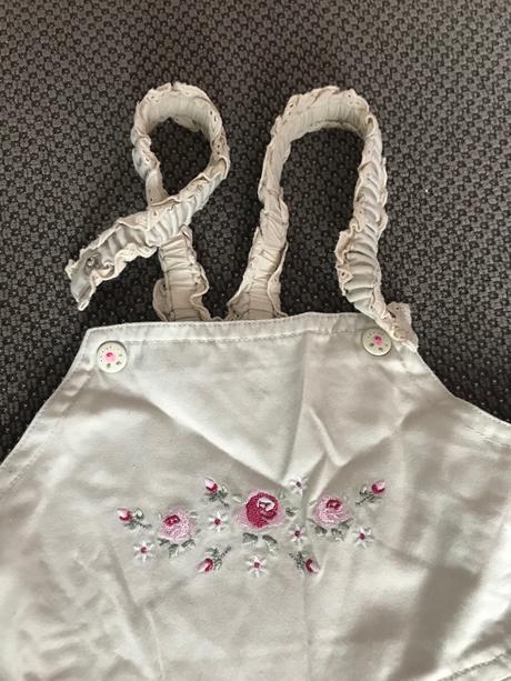 Nohavice s kvietkami, h&m,80