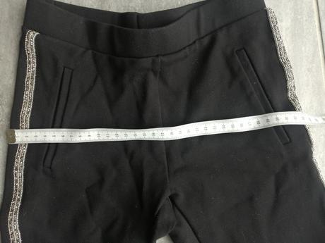 Elast.nohavice s ozdob. lampasami zara v152,11-12r, zara,152