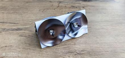 Zápich na sviečku - 70 mm - strieborný, 