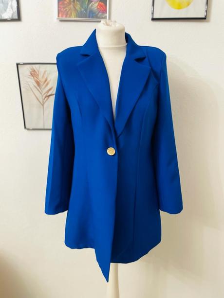 Modré sako, blejzer, kabátik, m