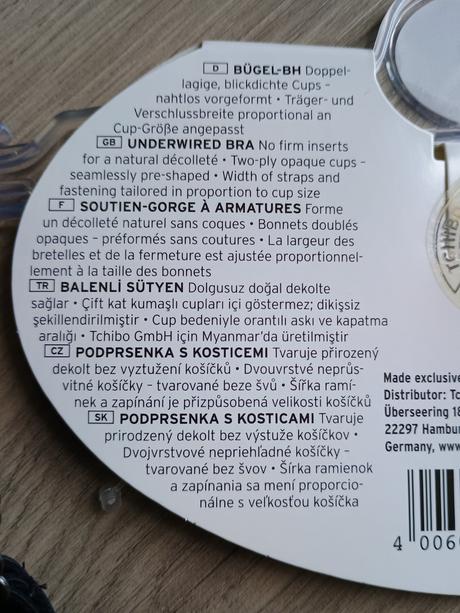 Podprsenka, tchibo,80b