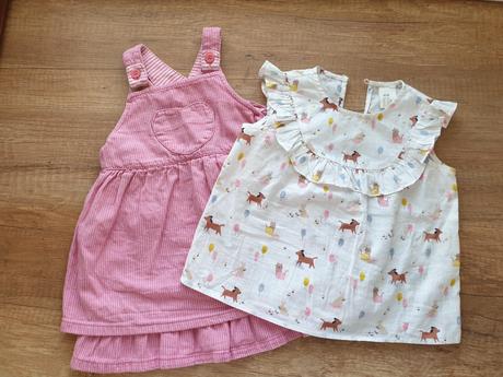 Blúzka h&m + šatová sukňa, h&m,80