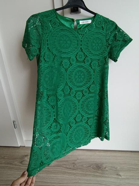 Dámsky zelený predĺžený top, m