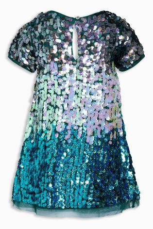 Flitrové lesklé šaty next, next,104