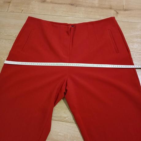 Červené elegantné nohavice, c&a,48