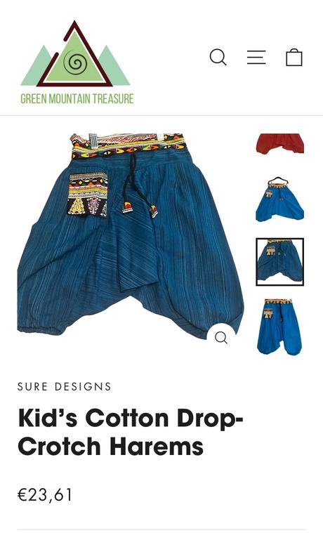 Háremové nohavice 1-2 roky, 92