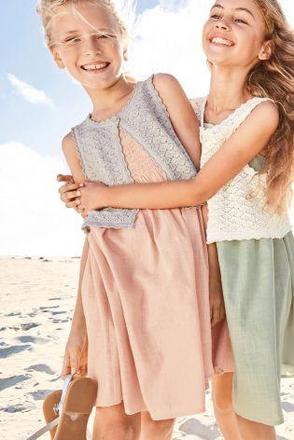 Letné šaty s vestičkou next uk, next,110