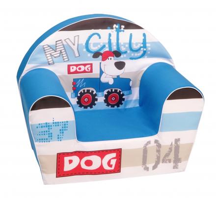 Delsit detské kresielko, pohovka - my dog city, mo, 