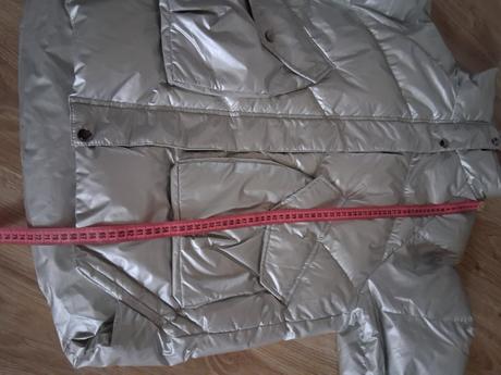 Strieborná oversize bunda, just play