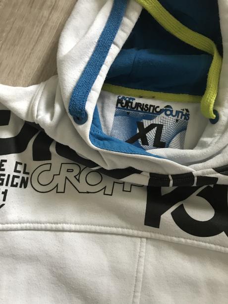 Mikina biela cropp /xl, xl