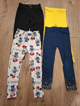 Predám zateplené nohavice a legíny 116/122, reserved,116