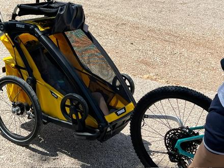 Cyklovozík thule chariot sport 1 spectrayellov,