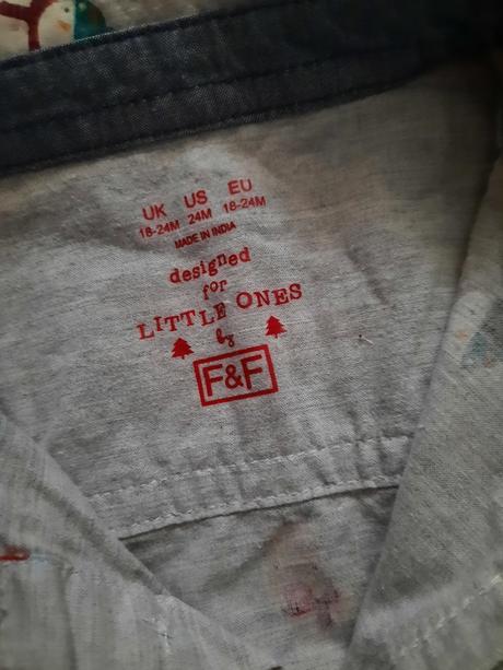 Chlapčenská košeľa, f&f,92