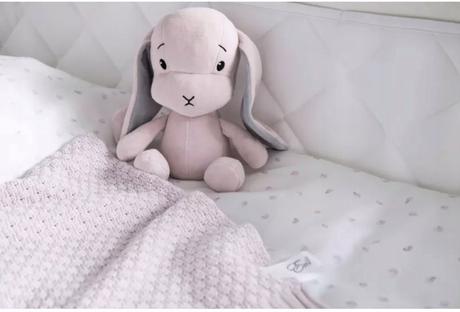 Effiki zajko 20 cm jemna ruzovo fialova, 