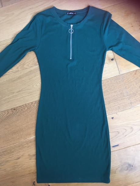 Smaragdove saty, fishbone,m