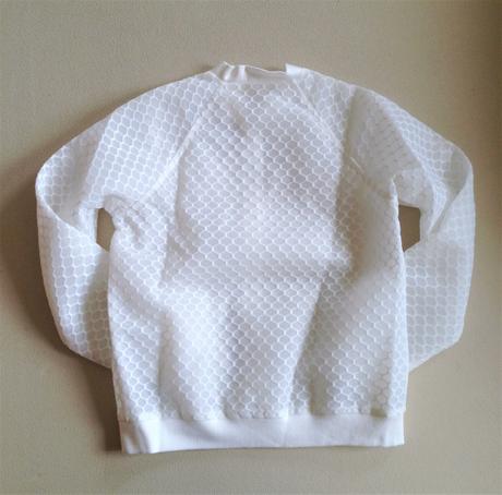 Biela bomber bundicka - mikinka vel.s/m, m / s