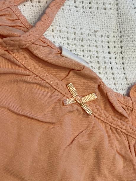 Dievčenské body broskyňové h&m (74), 74